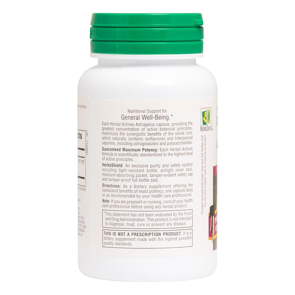 Natures Plus Astragalus, 60Vcaps