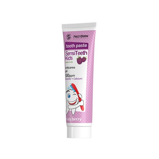 Frezyderm SensiTeeth Kids Toothpaste 500ppm Παιδική Οδοντόπαστα Κατά της Τερηδόνας, 50ml