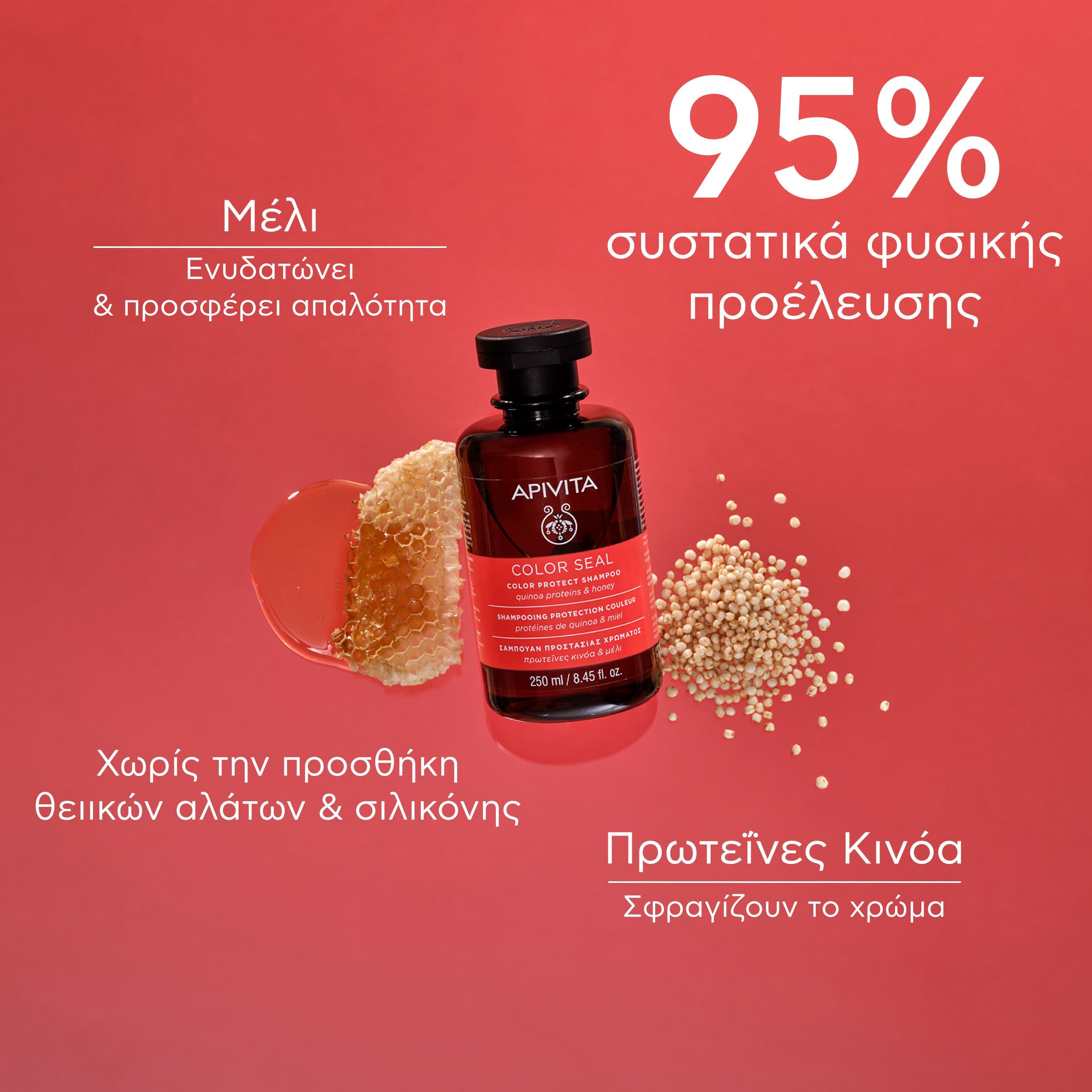 Apivita Color Seal Color Protect Shampoo 250ml