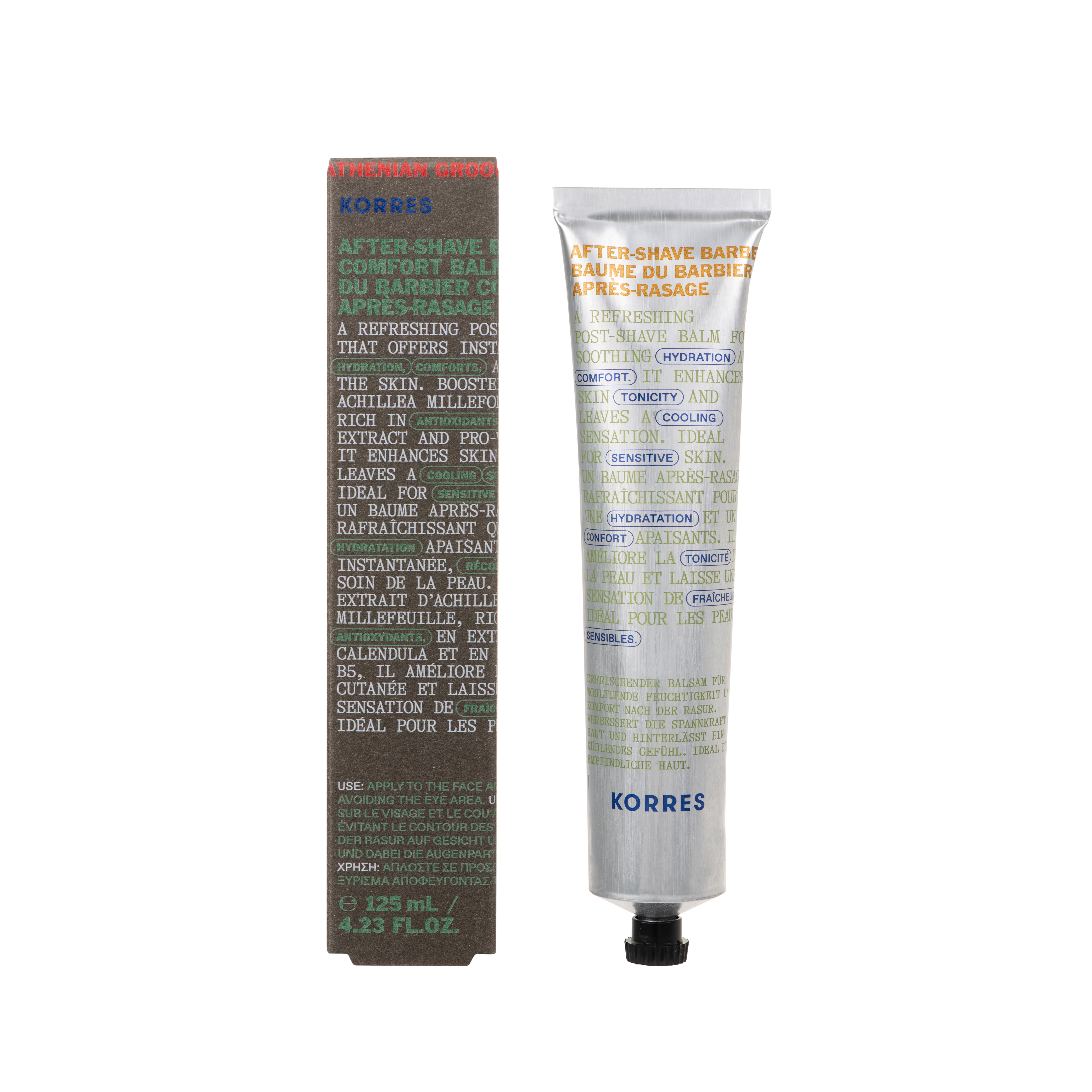 Korres Athenian Grooming, Αναζωογονητικό Balm Προσώπου για Μετά το Ξύρισμα, 125ml