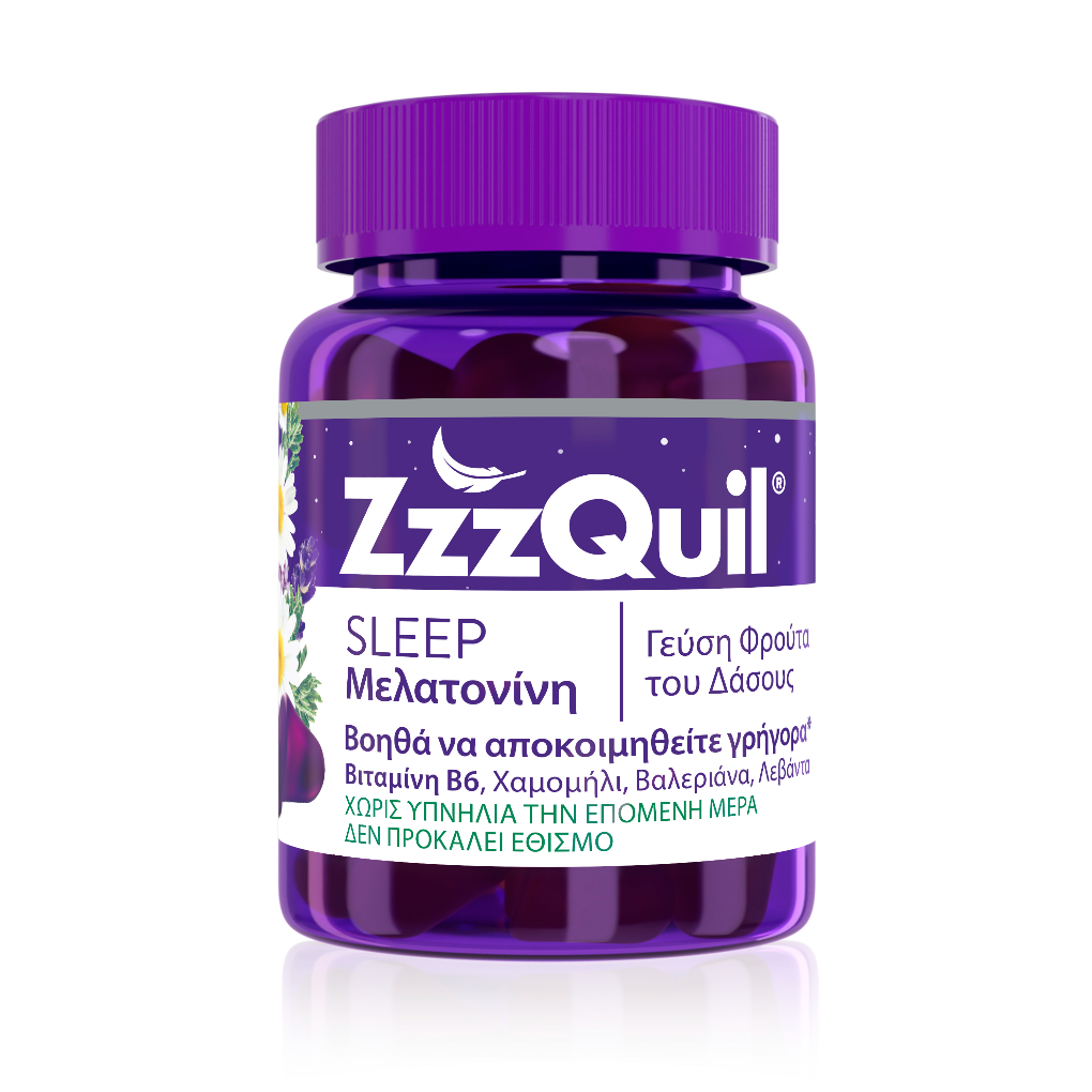 ZzzQuil Sleep Συμπλήρωμα Διατροφής με Μελατονίνη, 30 ζελεδάκια