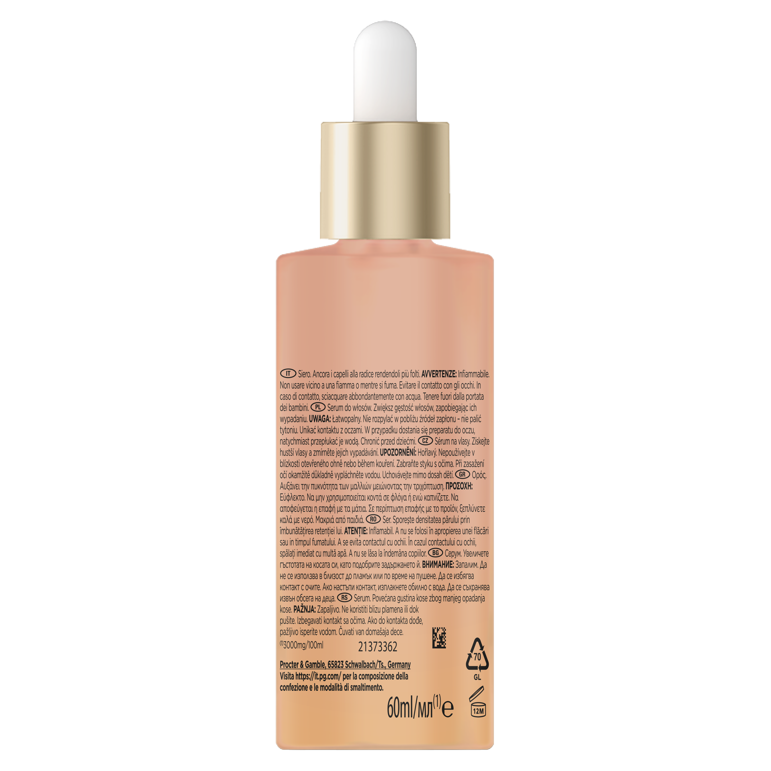 Pantene Grow Abundance Anti Hair-Loss Scalp Serum, 60ml