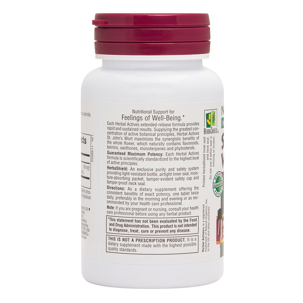 Natures Plus St. John’S Wort  450mg, 60tabs