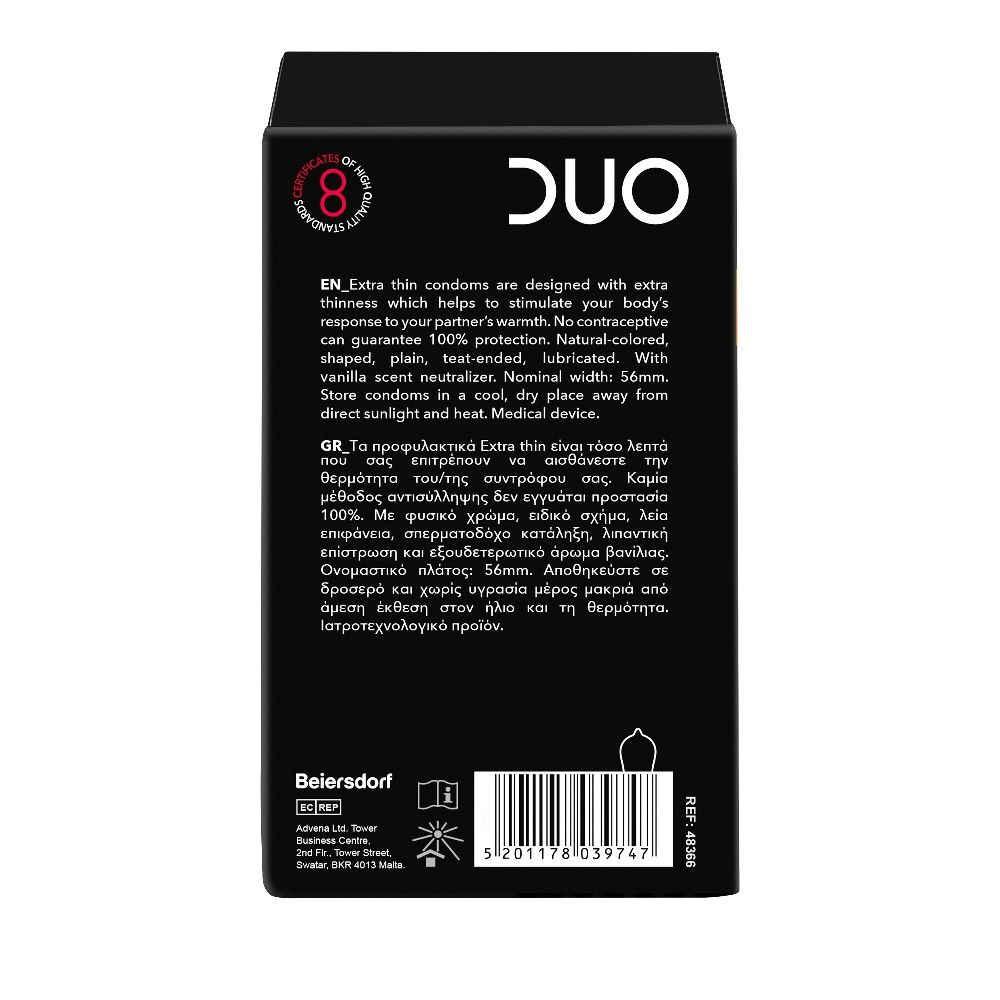 Duo Προφυλακτικά Extra Thin Family Pack 30τμχ