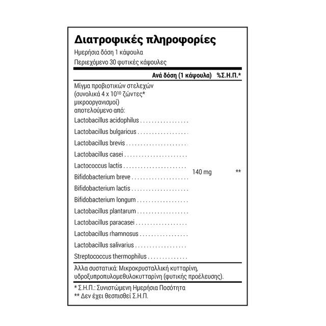 Natural Doctor Probiotics 40 billion 30 Φυτικές Κάψουλες