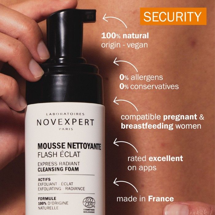 Novexpert Flash Radiance Cleansing Foam, 150ml