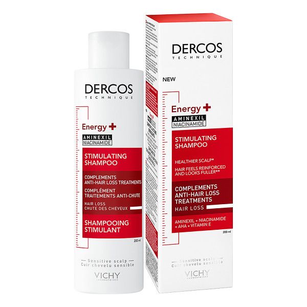 Vichy DERCOS Energy, Δυναμωτικό σαμπουάν κατά της τριχόπτωσης για γυναίκες και άνδρες 200ml