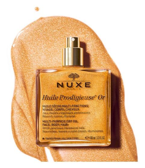 Nuxe Huile Prodigieuse Or, Ξηρό Λάδι Ενυδάτωσης με Χρυσαφένια Λάμψη με Νέα Σύνθεση, 100ml