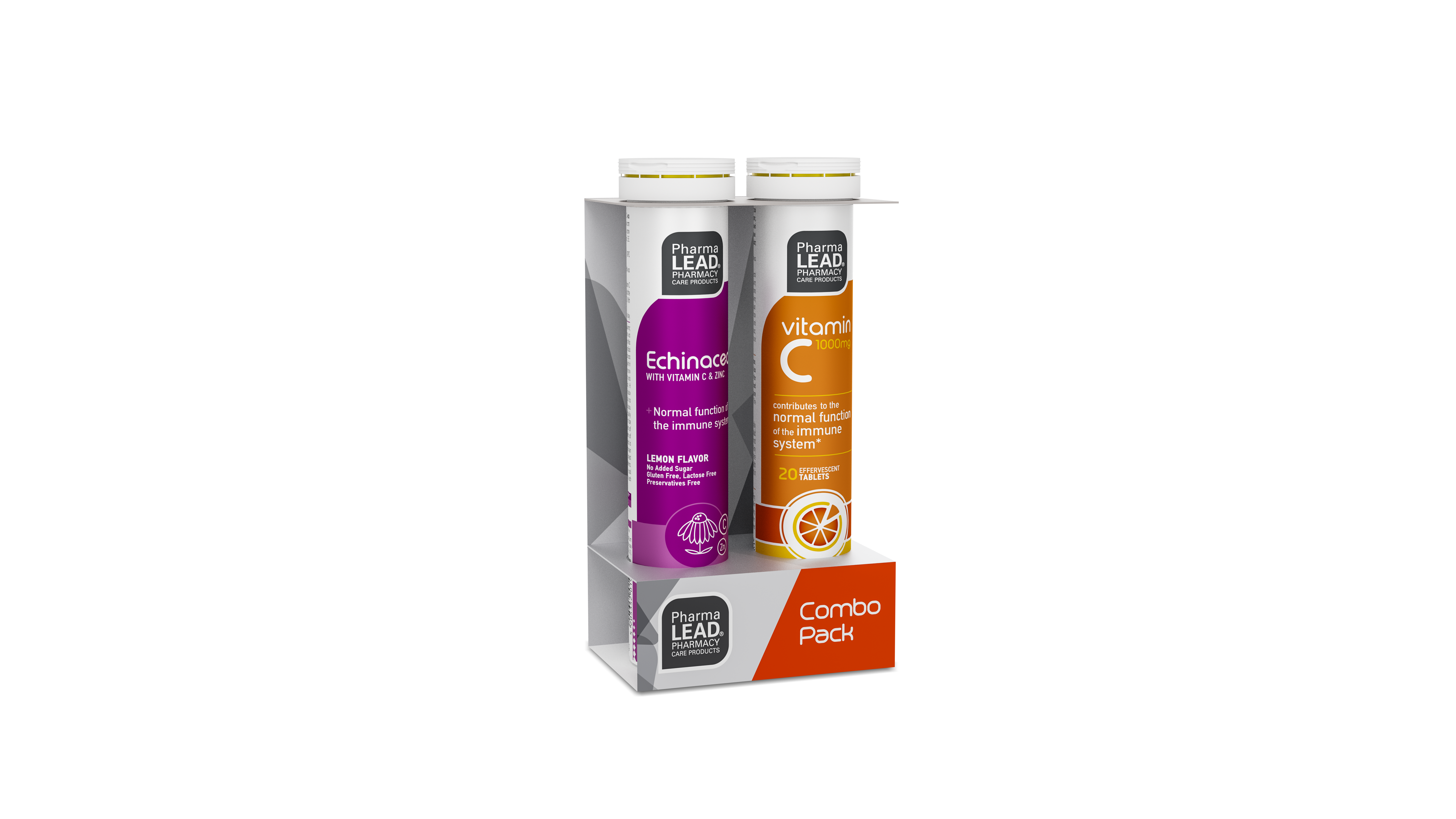 Pharmalead Promo Echinacea 20 αναβράζοντα δισκία & Vitamin C 1000mg 20 αναβράζοντα δισκία
