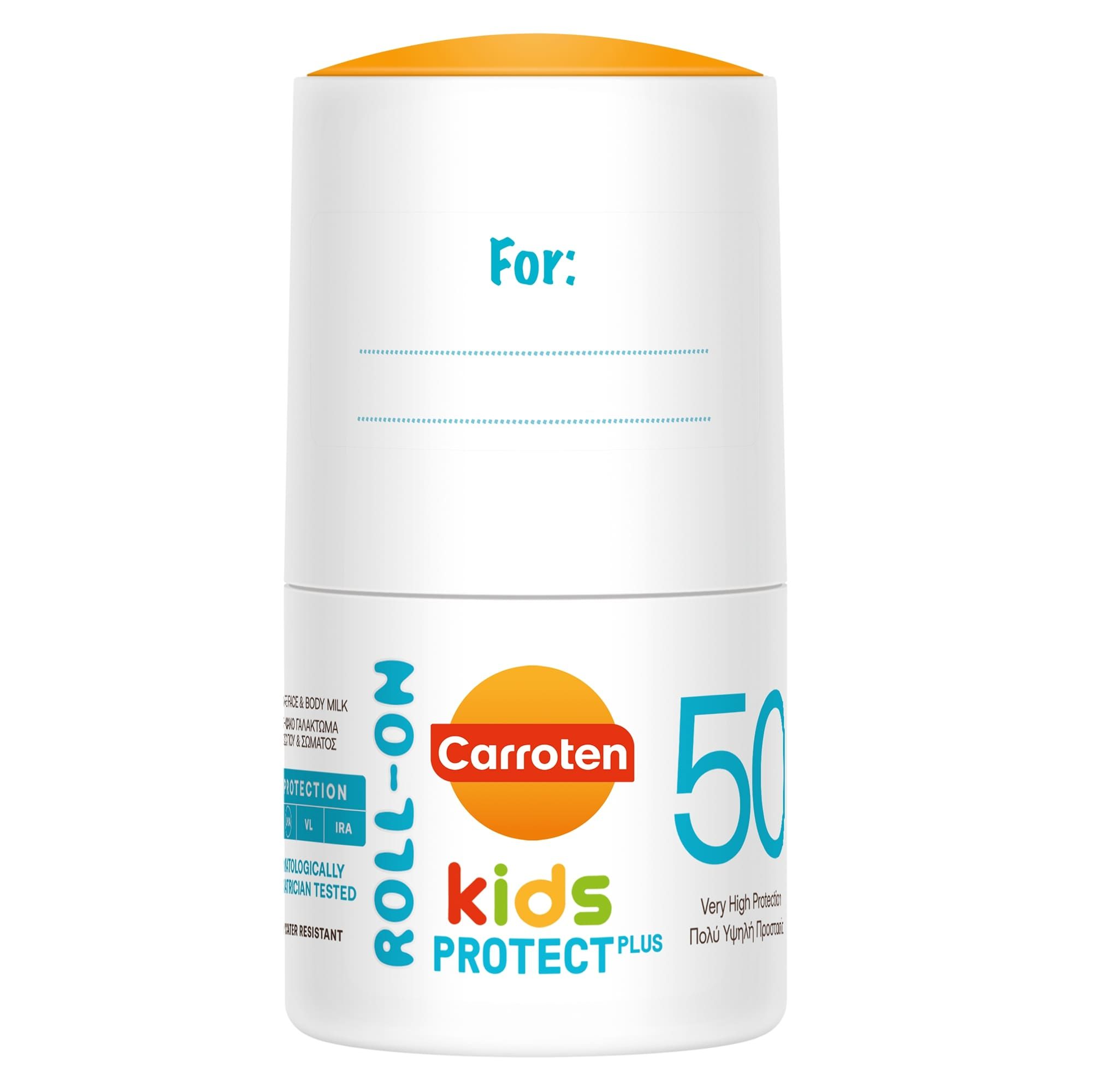 Carroten Kids Protect Plus Roll On Spf 50+, 50ml