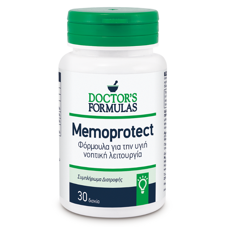 Doctor's Formulas Memoprotect Φόρμουλα Για Την Υγιή Νοητική Λειτουργία, 30 Δισκία