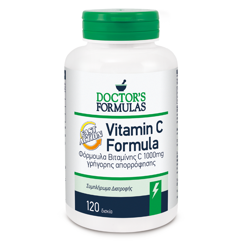 Doctor's Formulas Vit.C 1000 Formula Φόρμουλα Βιταμίνης C, 120 Δισκία