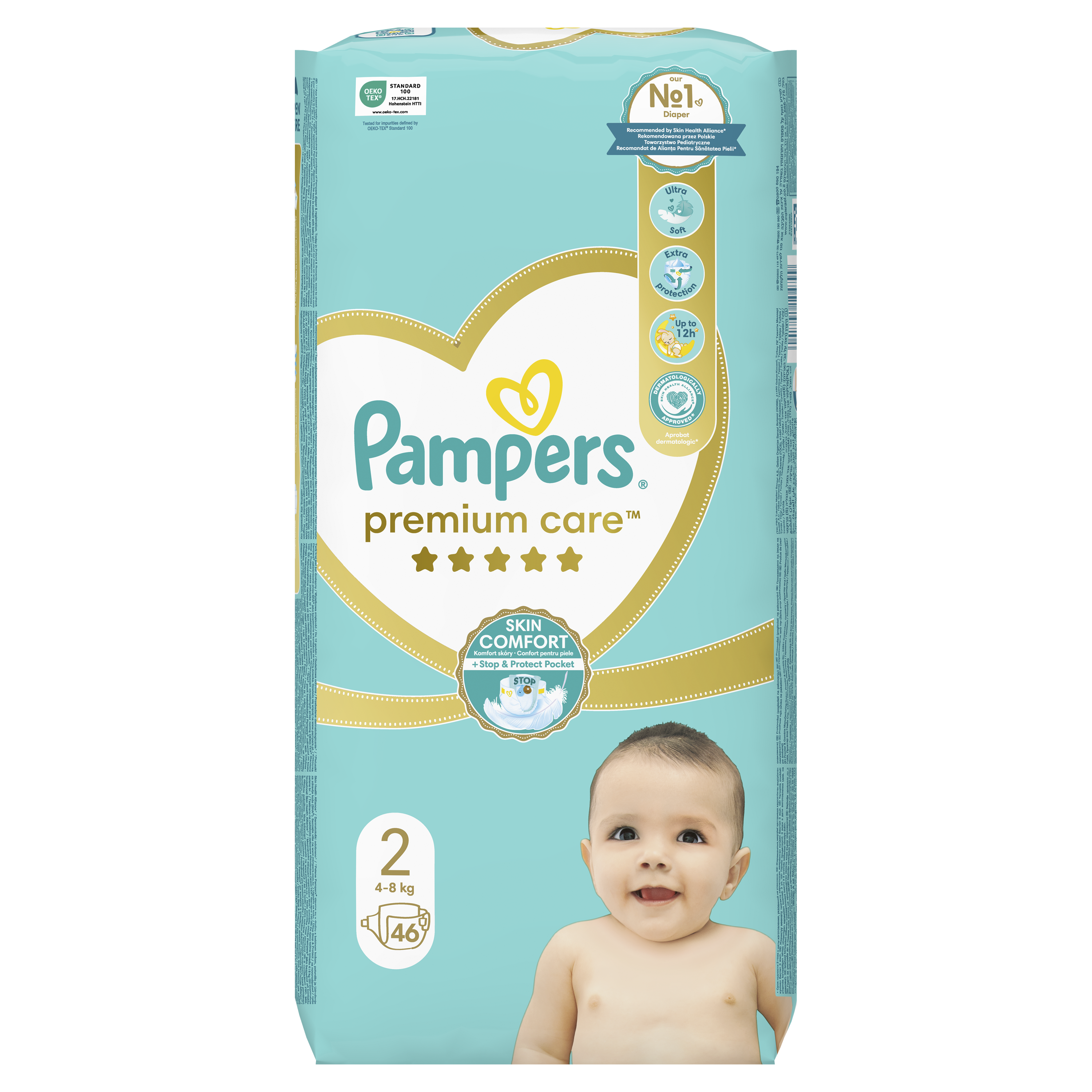 Pampers Premium Care No2 (4-8kg) 46τμχ