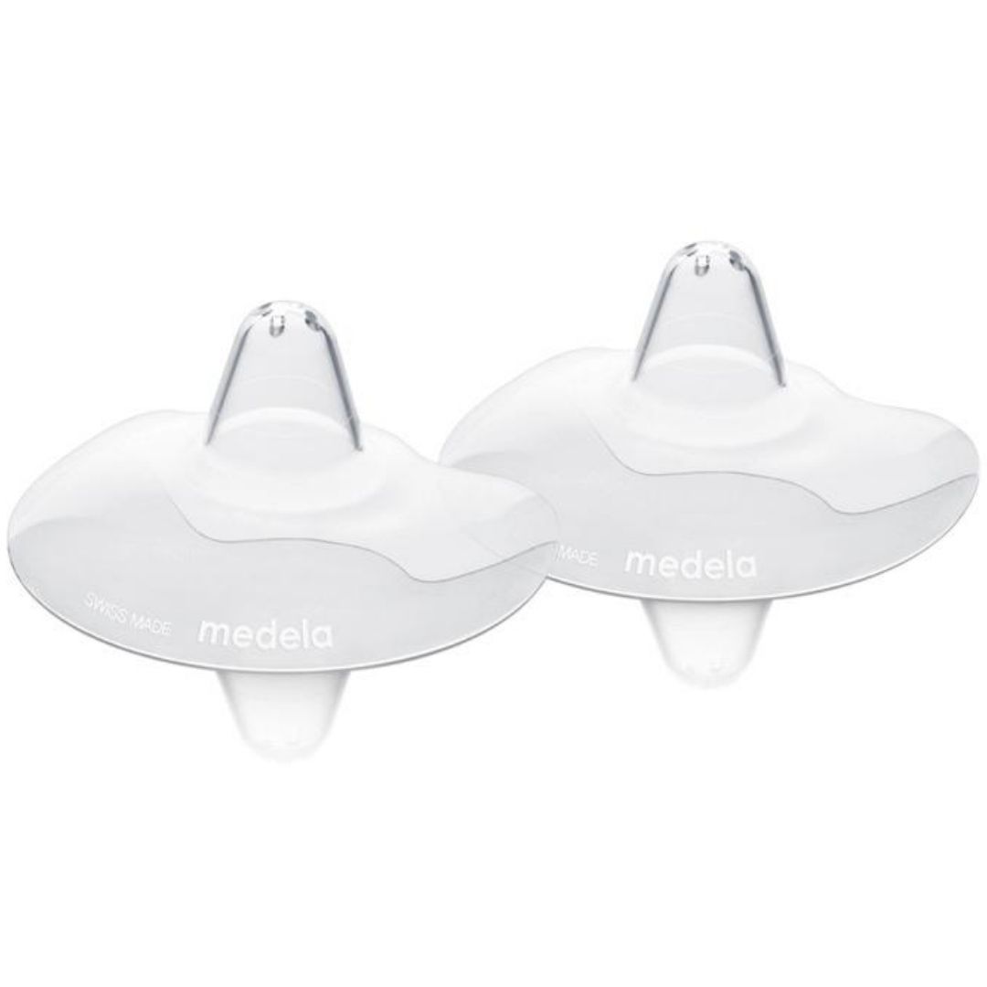 Medela Contact Nipple Shields Ψευδοθηλές Σιλικόνης με Θήκη Μ(20mm) 2τμχ