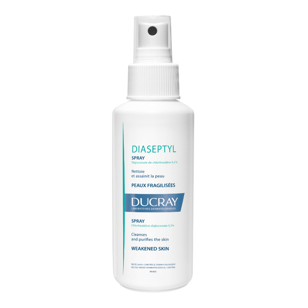 Ducray Diaseptyl Spray, Σπρέι για τον Καθαρισμό των Πληγών, 125ml