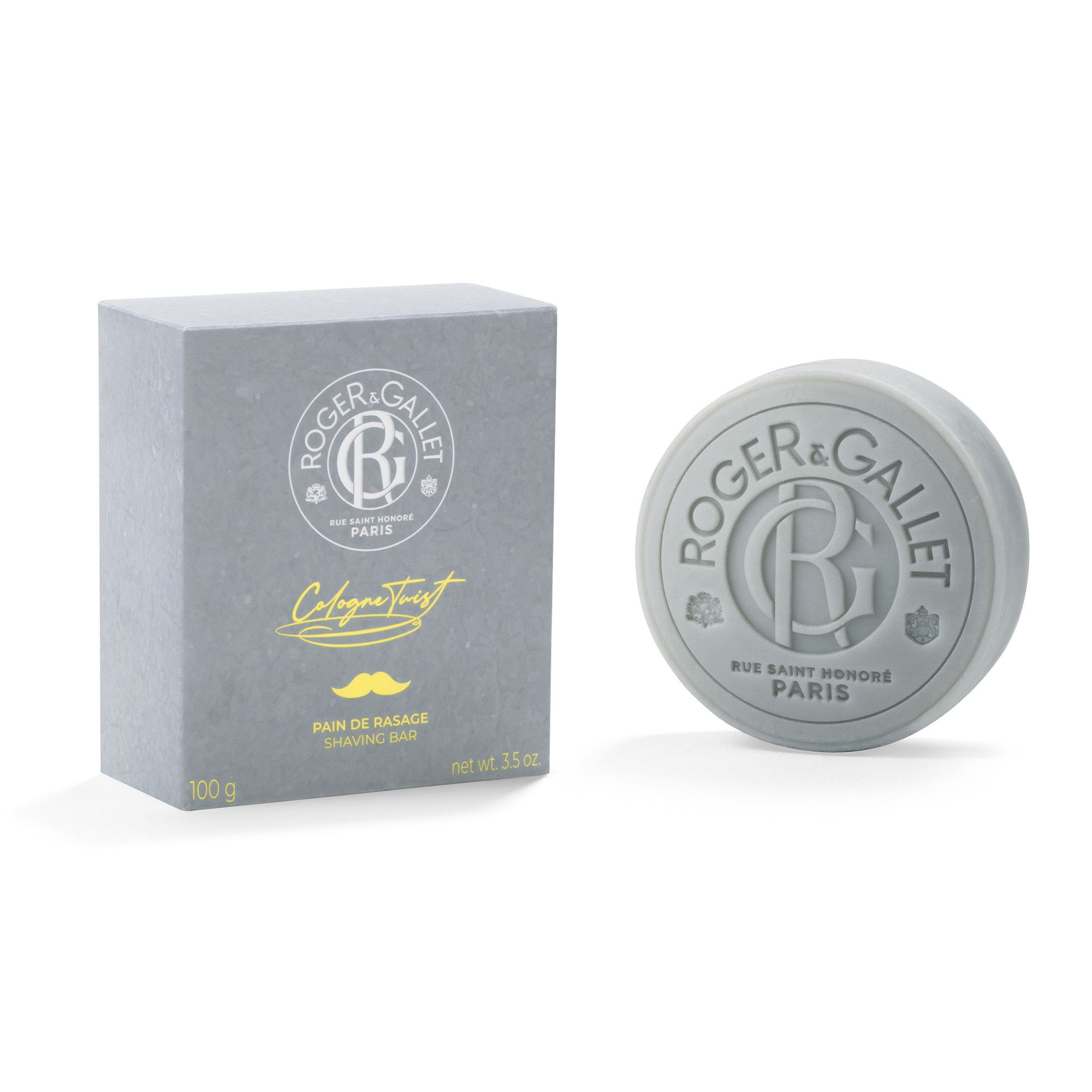 Roger & Gallet Cologne Twist Shaving Bar, 100g