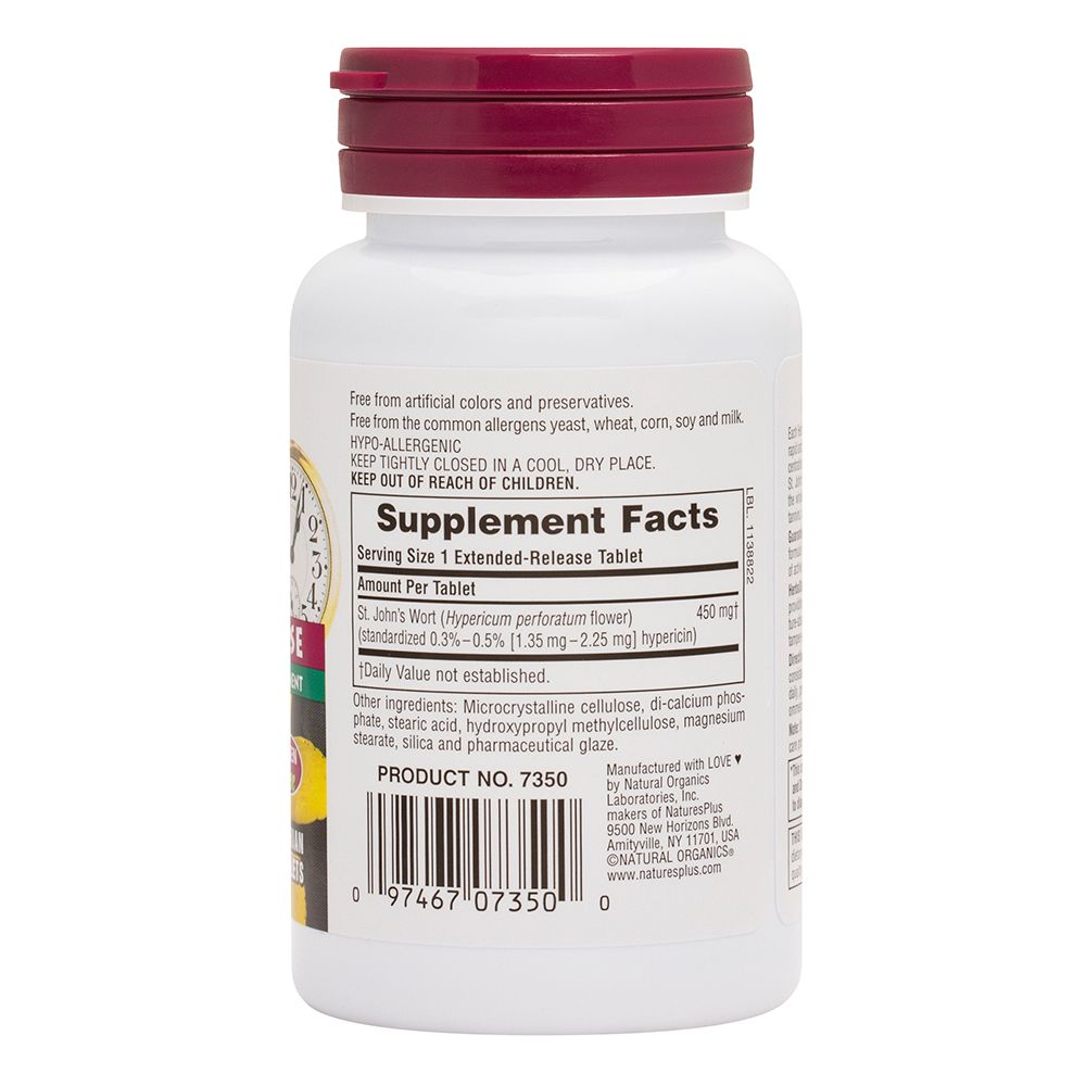 Natures Plus St. John’S Wort  450mg, 60tabs