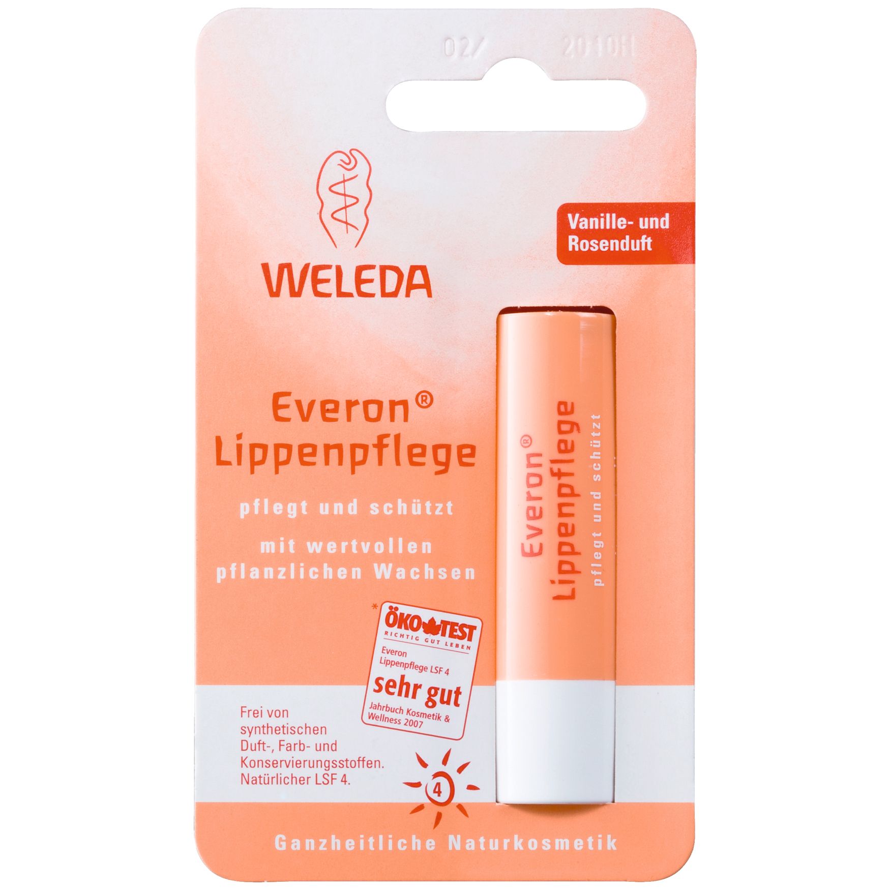 Weleda Everon Lipcare, Φροντίδα για τα Χείλη 4.8gr
