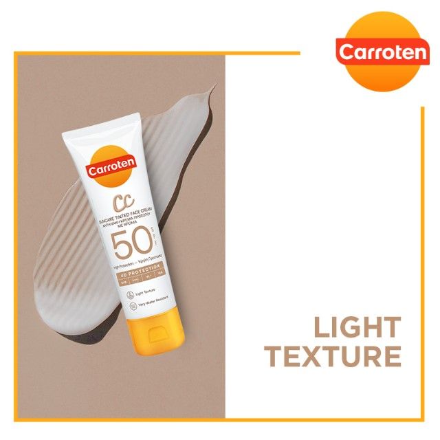 Carroten CC Suncare Tinted Face Cream Spf 50 50ml