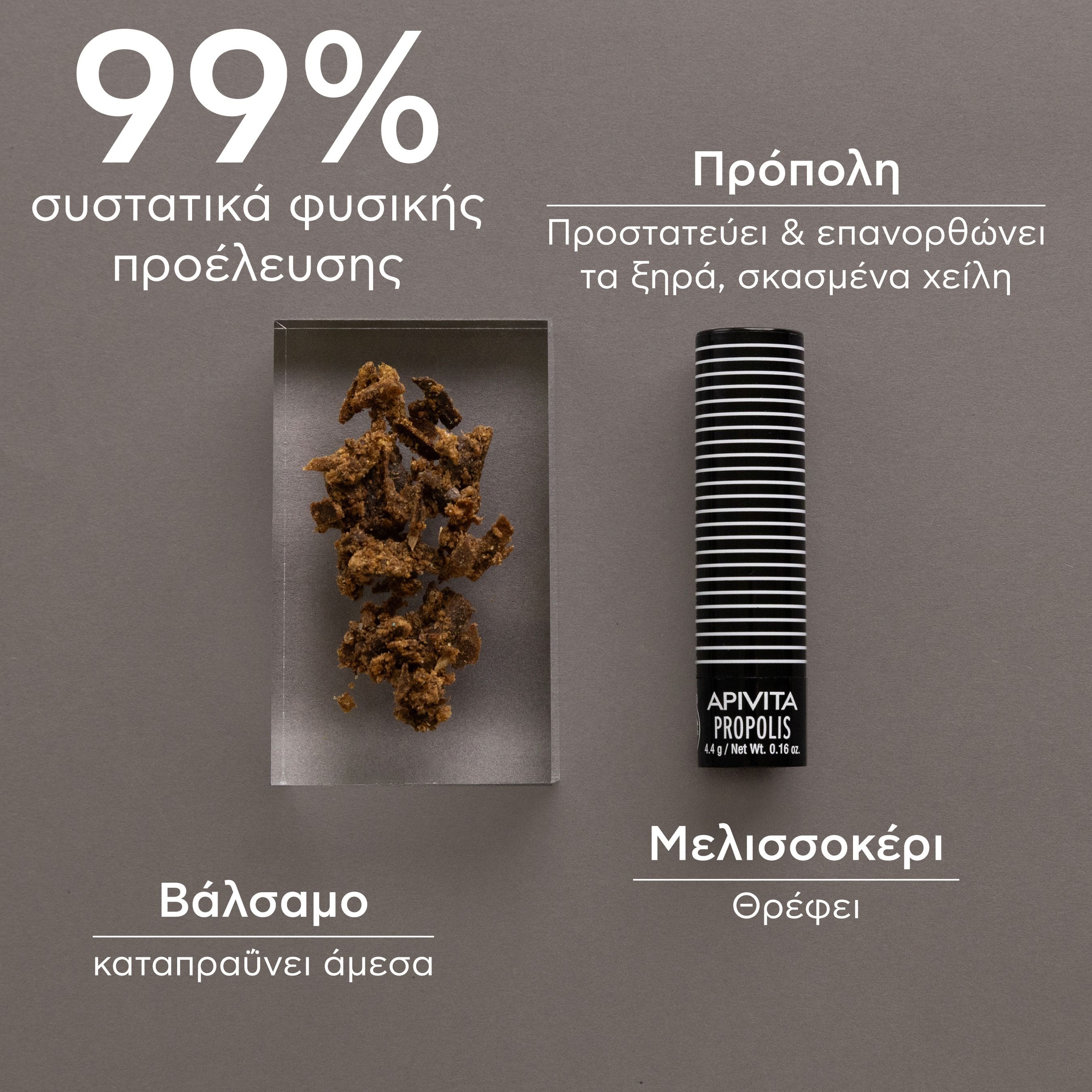 Apivita Propolis Lip Care με Πρόπολη 4.4gr