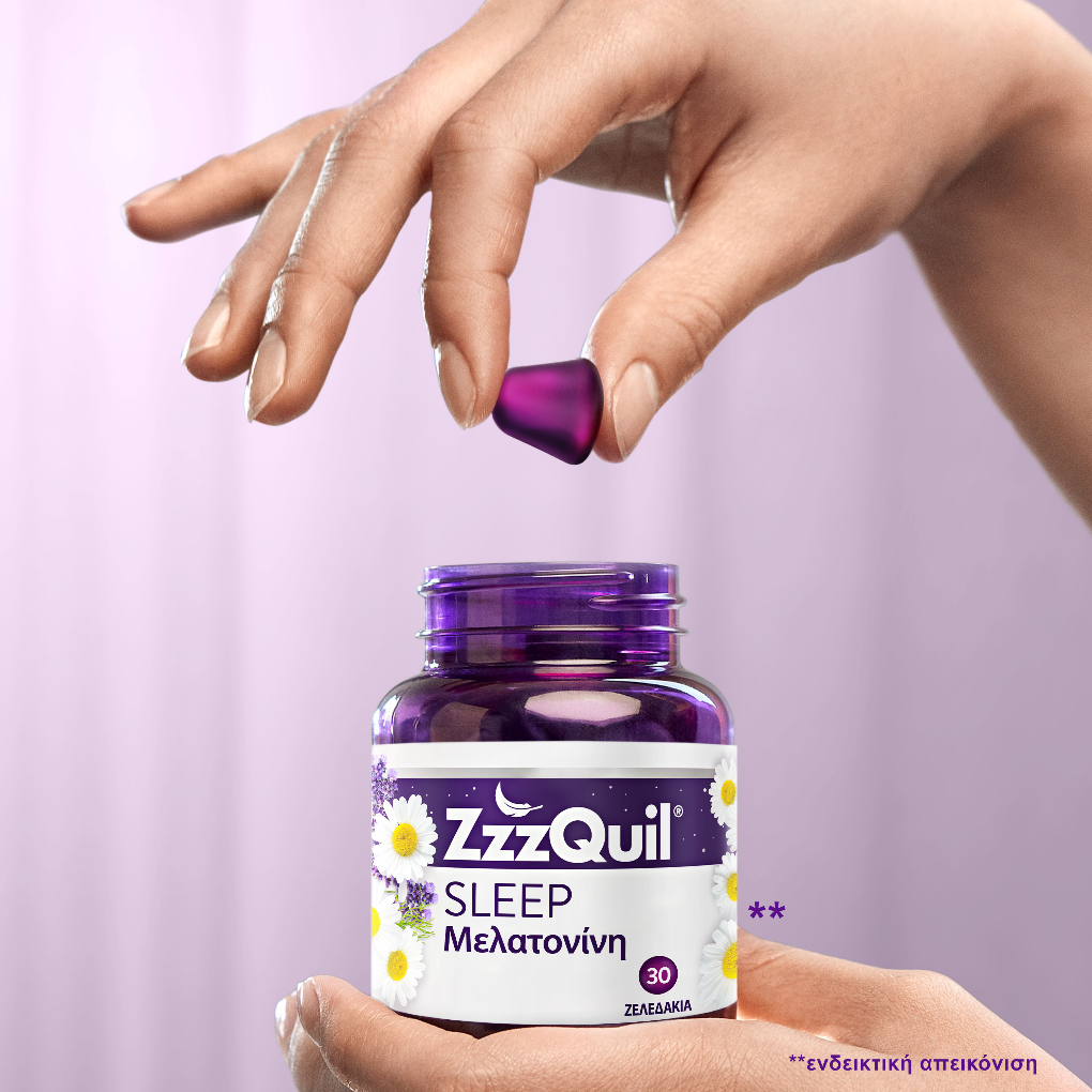 ZzzQuil Sleep Συμπλήρωμα Διατροφής με Μελατονίνη, 30 ζελεδάκια