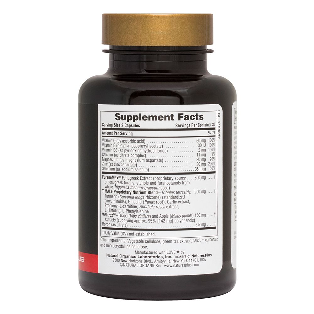 Nature's Plus T Male 60 vegetarian capsules