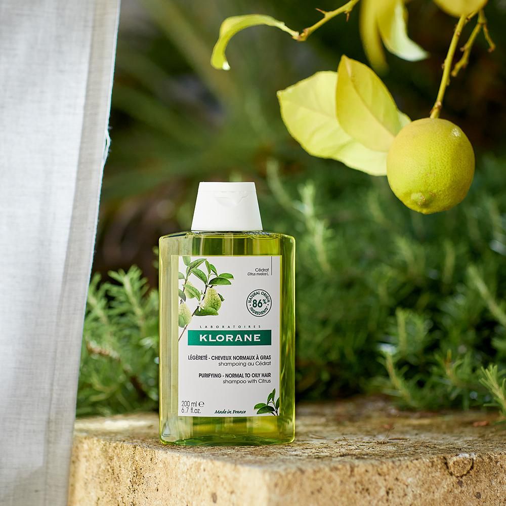 Klorane Cedrat, Σαμπουάν Λάμψης με Κίτρο 200ml