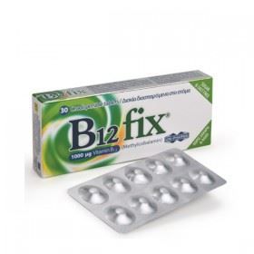 Uni-Pharma B12 Fix Βιταμίνη B12, 1000μg 30Δισκία Διασπειρόμενα στο Στόμα