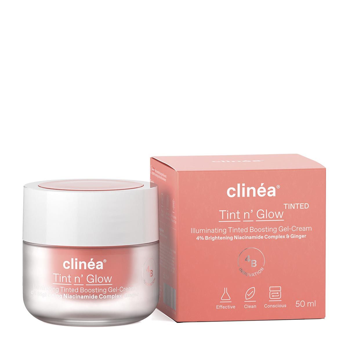 Clinéa Tint n' Glow Κρέμα Ενίσχυσης Λάμψης με Χρώμα 50ml