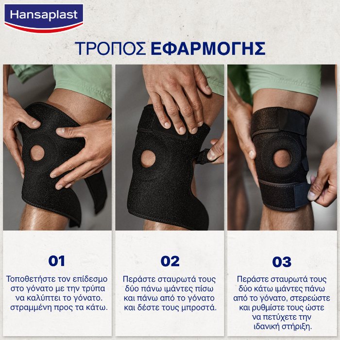 Hansaplast Sport, Ρυθμιζόμενη Επιγονατίδα