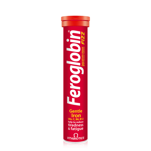Vitabiotics Feroglobin Fizz, Συμπλήρωμα Σιδήρου 20 Αναβράζοντα Δισκία