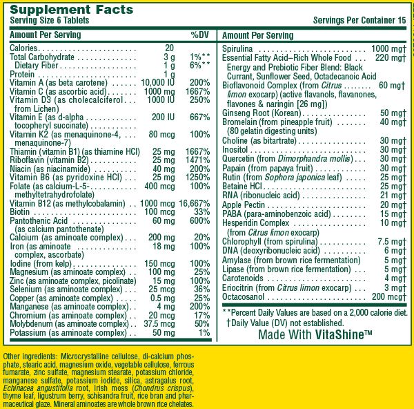 Natures Plus Source Of Life Mini 90 tabs