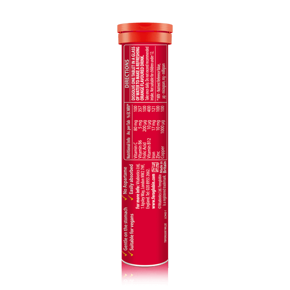 Vitabiotics Feroglobin Fizz, Συμπλήρωμα Σιδήρου 20 Αναβράζοντα Δισκία