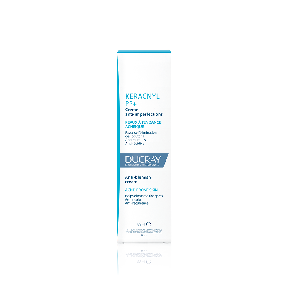 Ducray Keracnyl PP Crème, Καταπραϋντική Ενυδατική Κρέμα για Λιπαρό Δέρμα 30ml