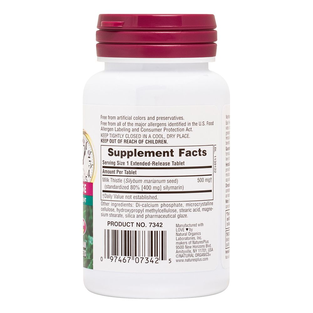 Natures Plus Milk Thistle Extended Release 30 tabs