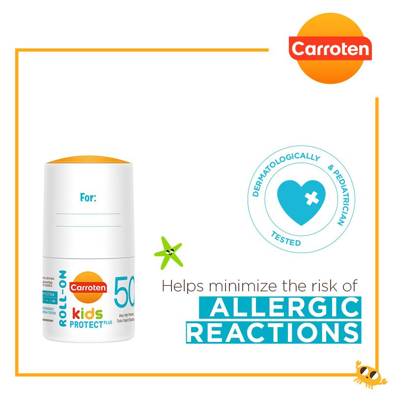 Carroten Kids Protect Plus Roll On Spf 50+, 50ml