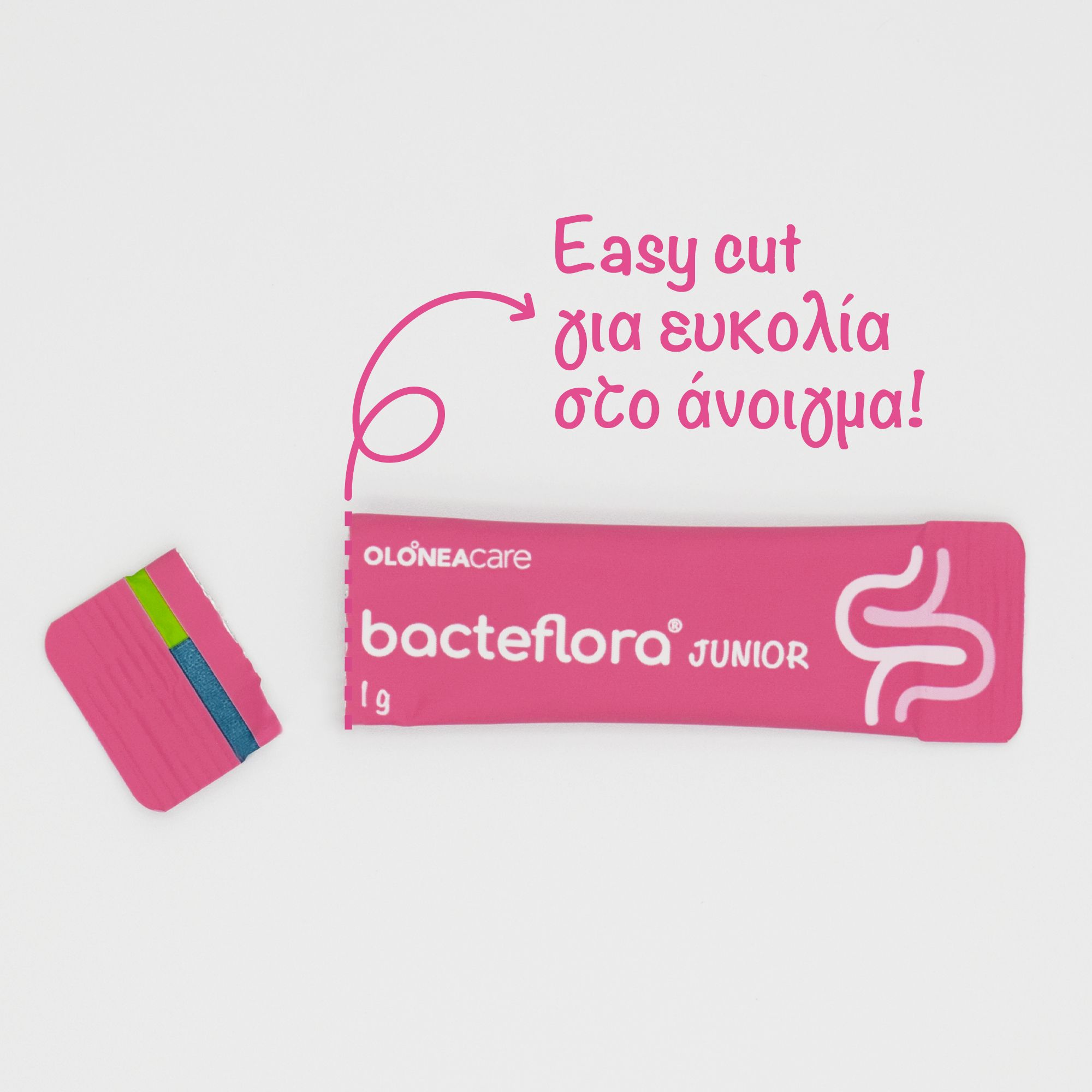 Olonea Bacteflora Junior, Προβιοτικά-Πρεβιοτικά για το Εντερικό Μικροβίωμα 10 Φακελάκια