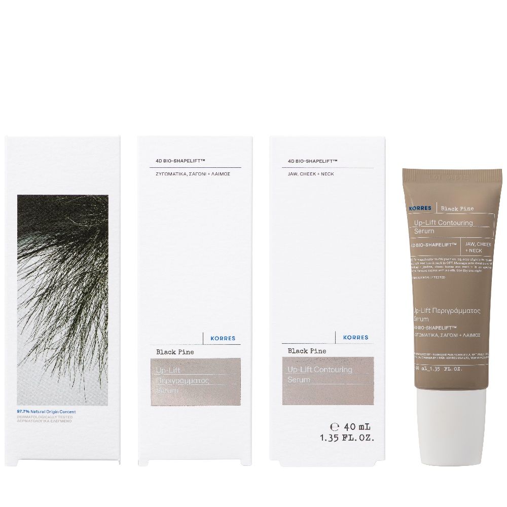 Korres Μαύρη Πεύκη Serum Up-Lift για Σύσφιγξη & Επανασμίλευση Περιγράμματος 40ml