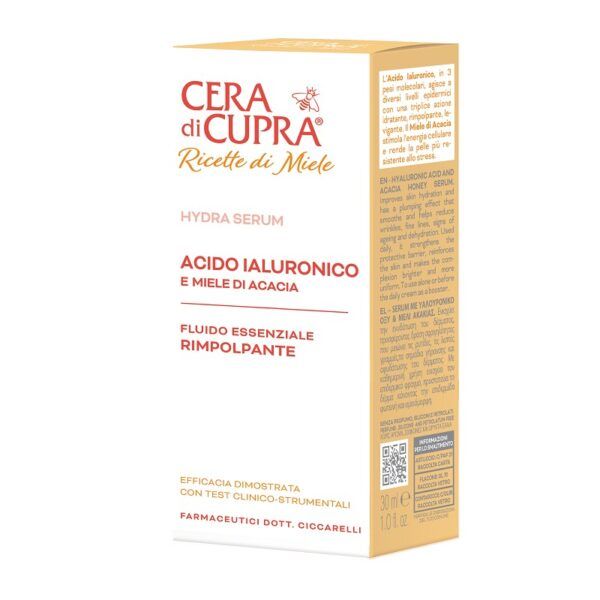 Cera di Cupra Hydra Serum Hyaluronic Acid & Acacia Honey, 30ml