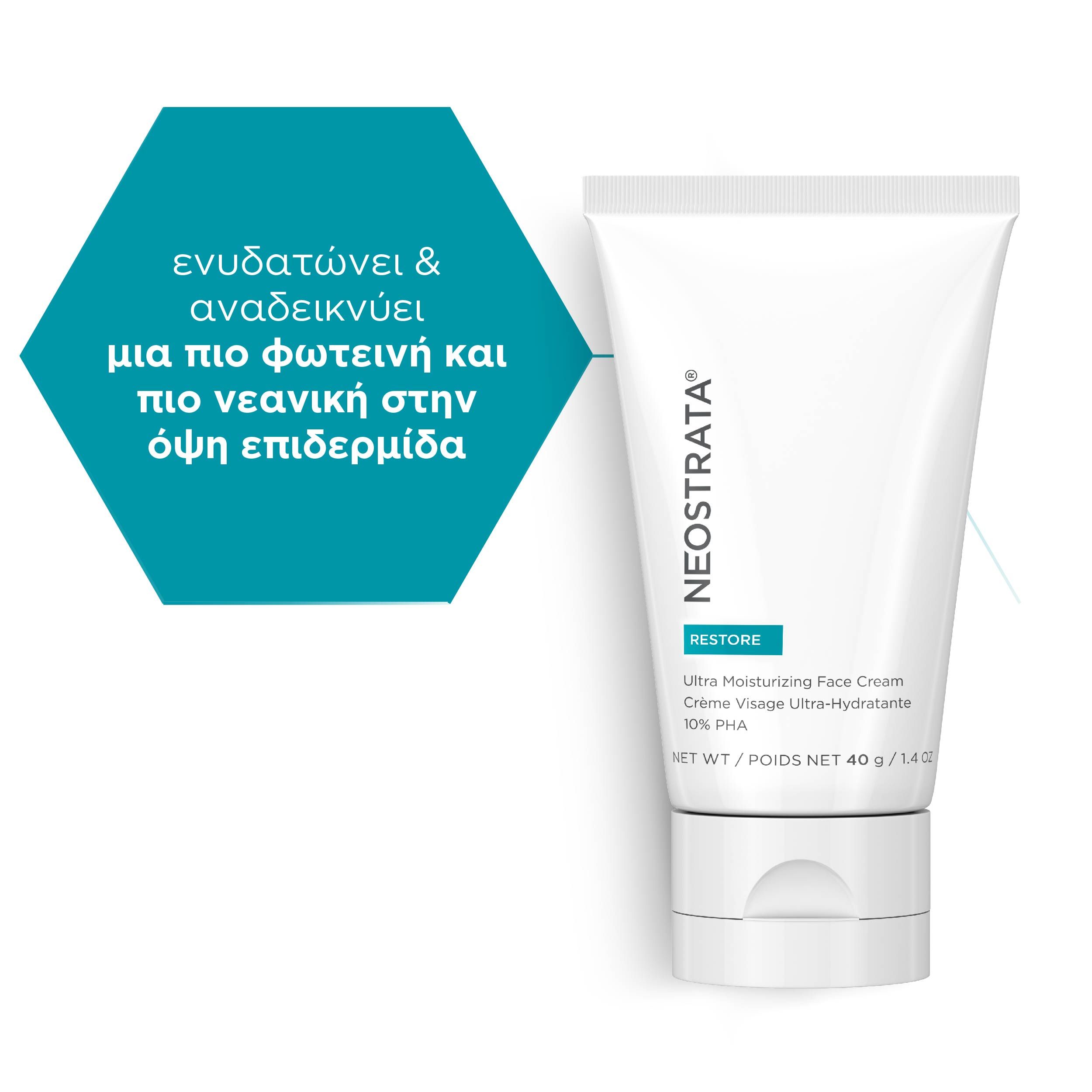 Neostrata Restore Ultra Moisturizing Face Cream, Κρέμα Εντατικής Ενυδάτωσης 40g