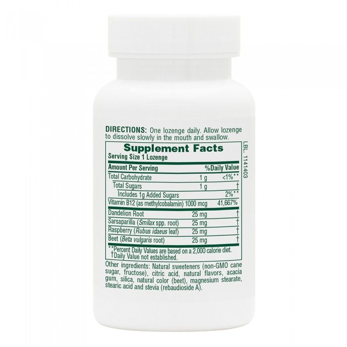 Natures Plus Vitamin B-12 1000Mcg 30Lozenges