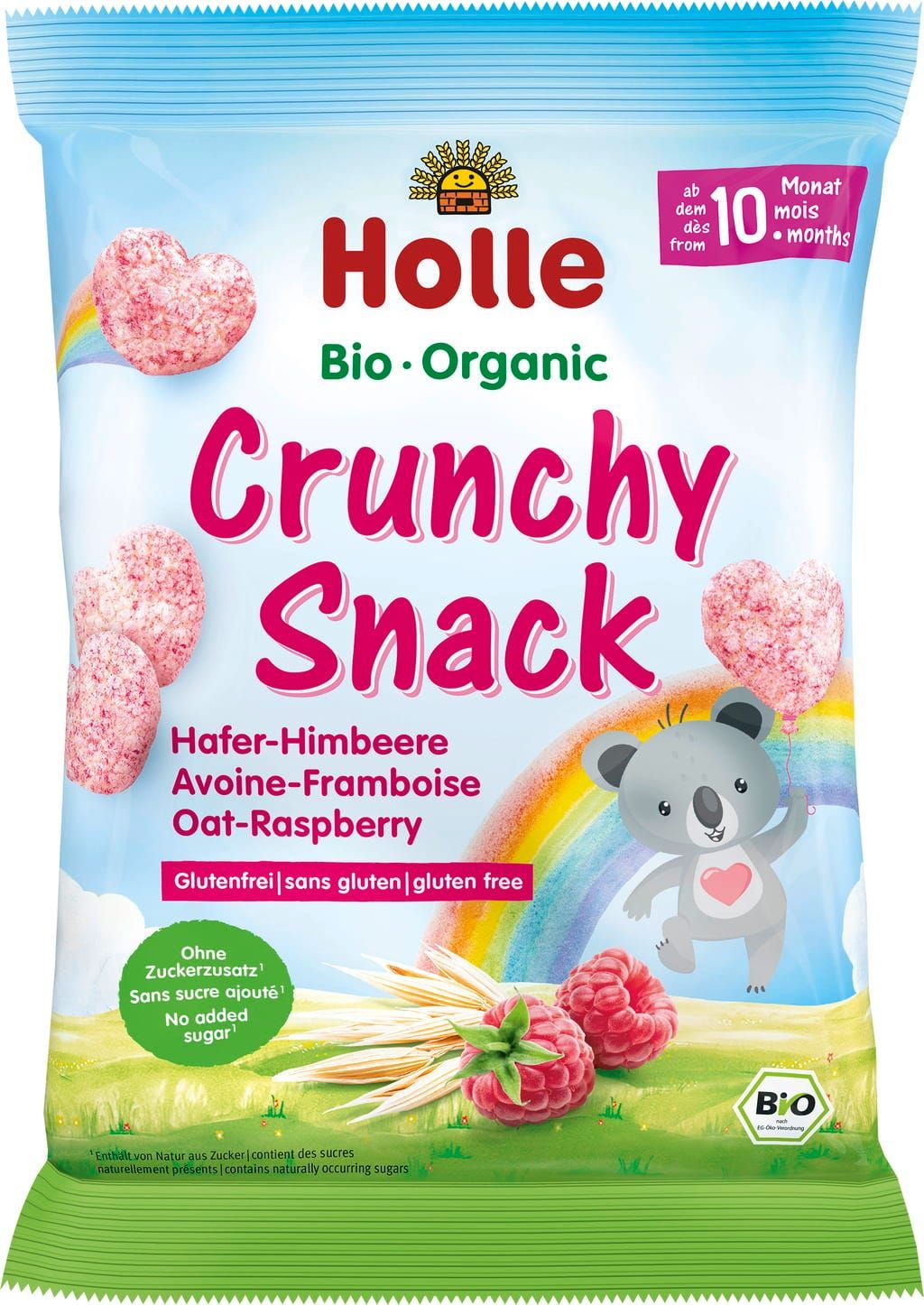 Holle Organic Σνακ με Βρώμη και Βατόμουρο 10m+, 30g