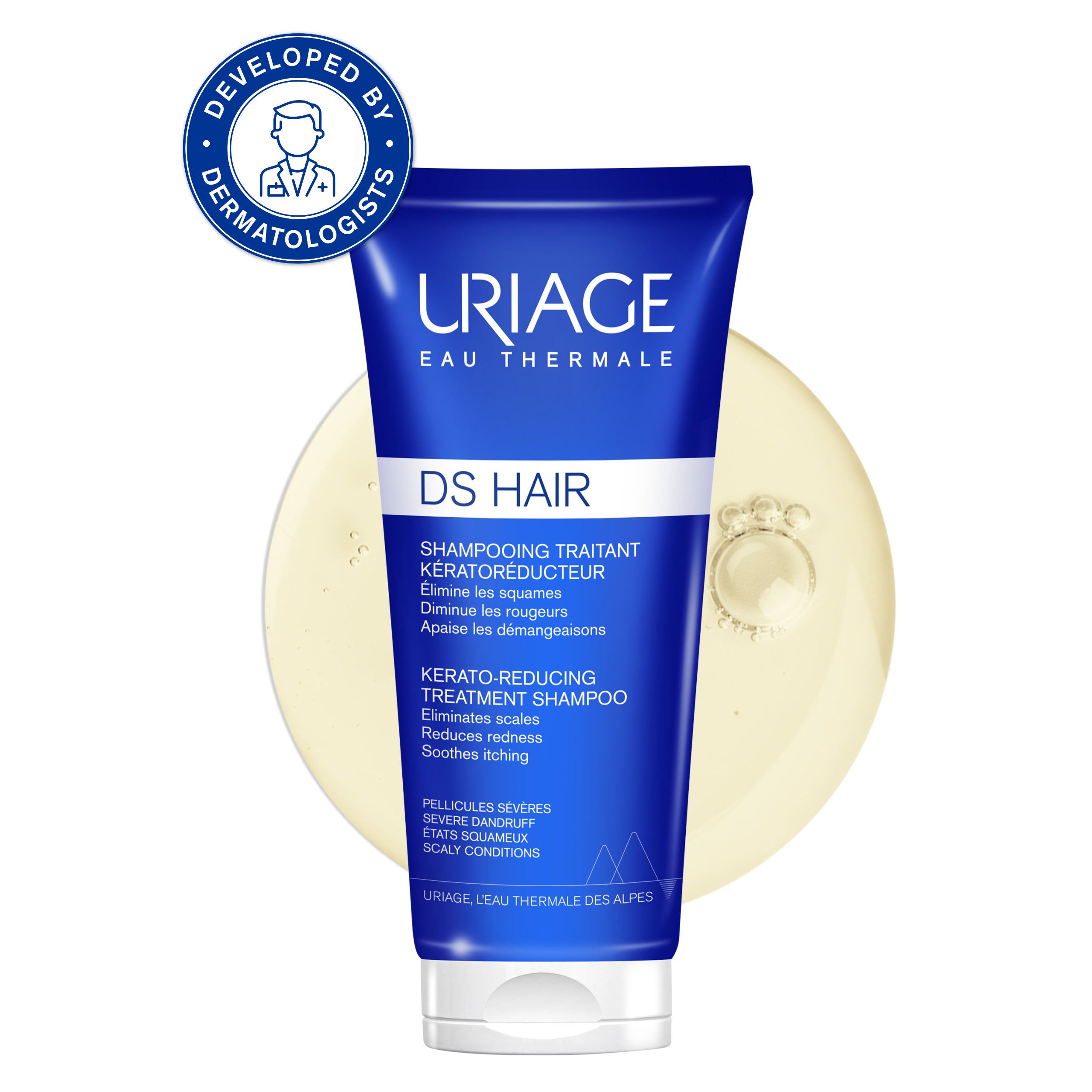 Uriage DS Hair Kerato-Reducing Treatment Shampoo, Σαμπουάν Κατά της Σοβαρής Πιτυρίδας Φολίδες 150ml