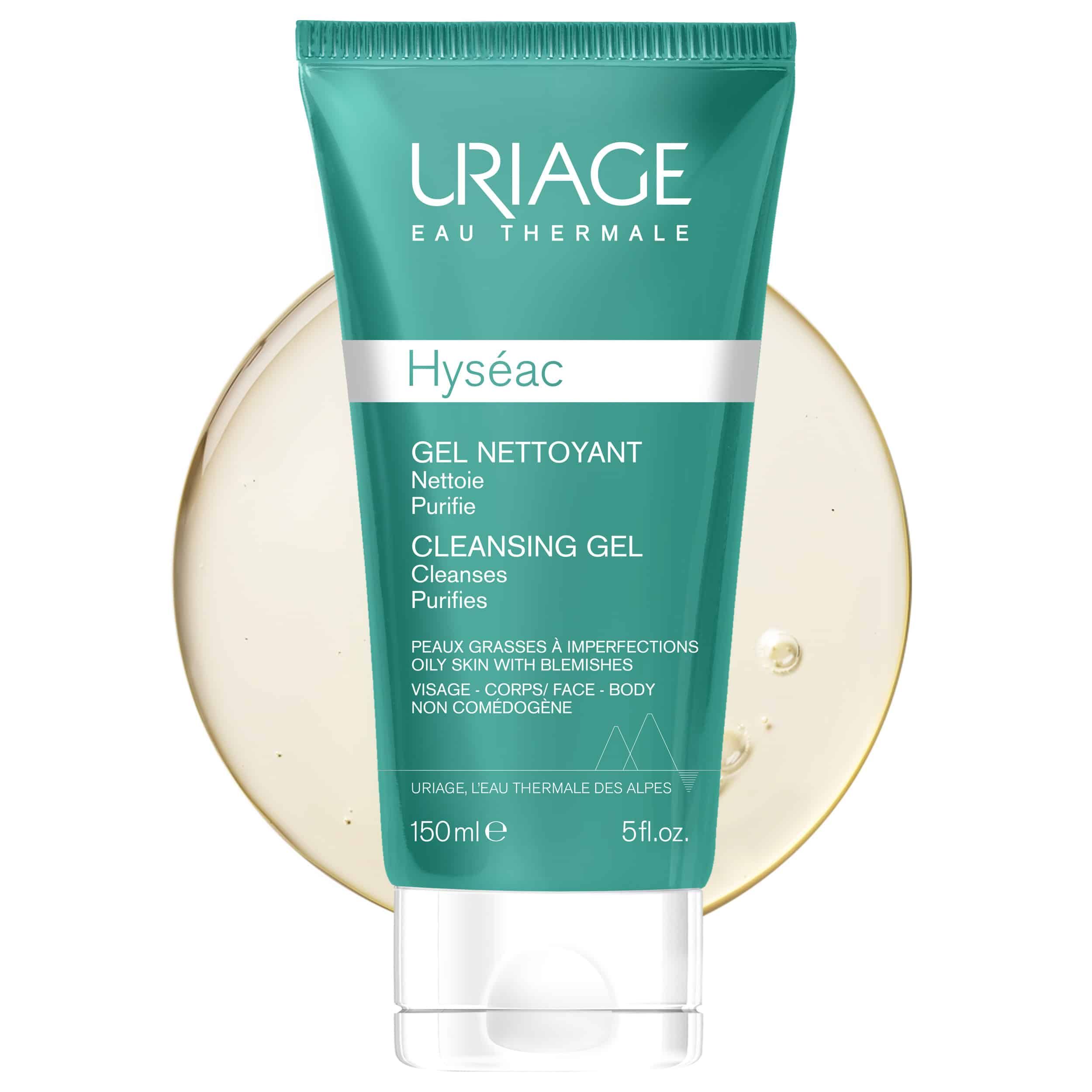 Uriage Hyseac Gel Nettoyant, Απαλό Καθαριστικό Τζελ για Λιπαρό Δέρμα με Ακμή 150ml