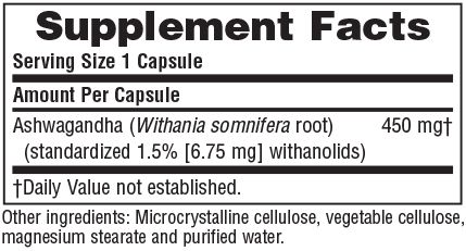 Natures Plus Ashwagandha, 60Vcaps