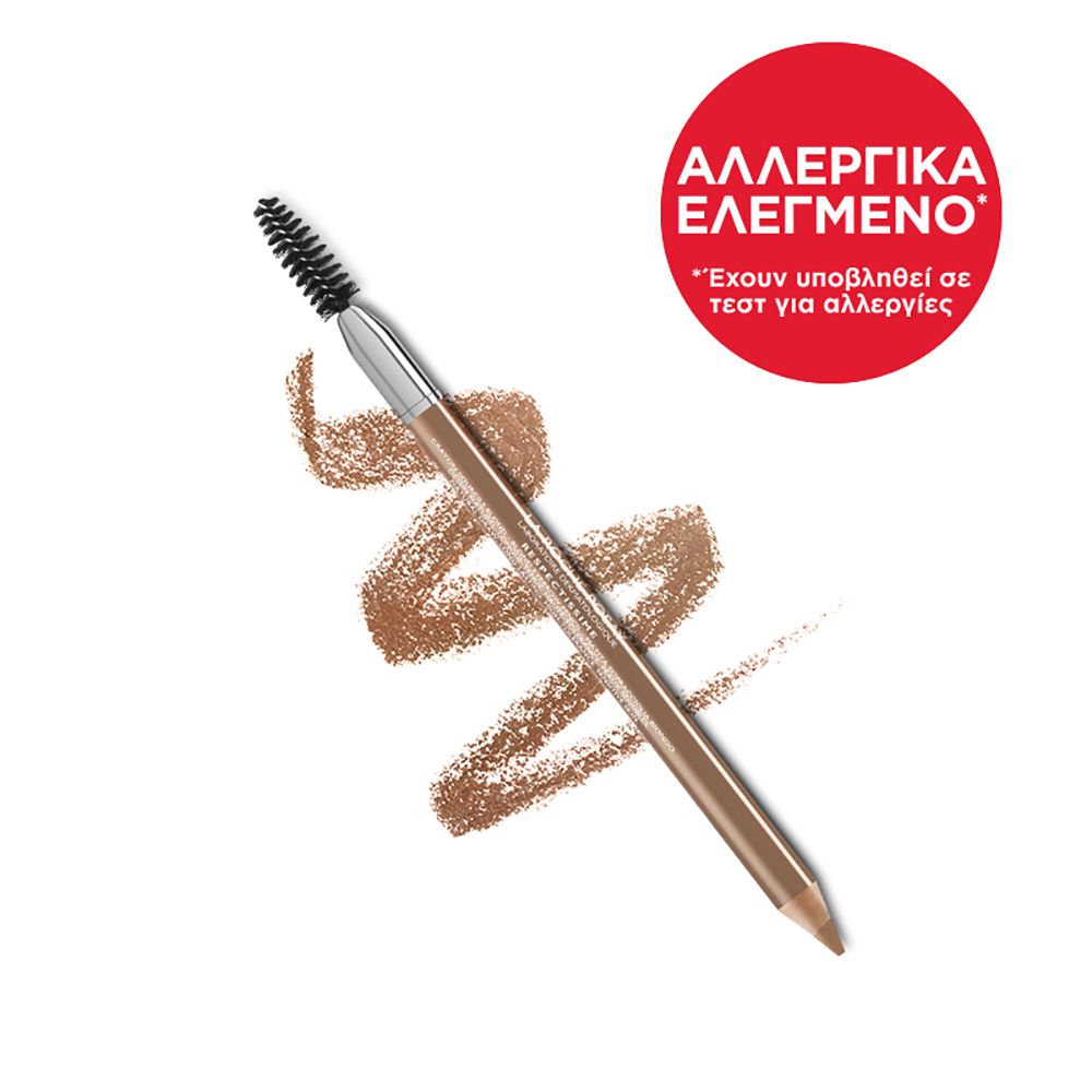 La Roche Posay Respectissime Crayon Sourcil Teint Clair, Μολύβι Φρυδιών Καφέ Ανοιχτό