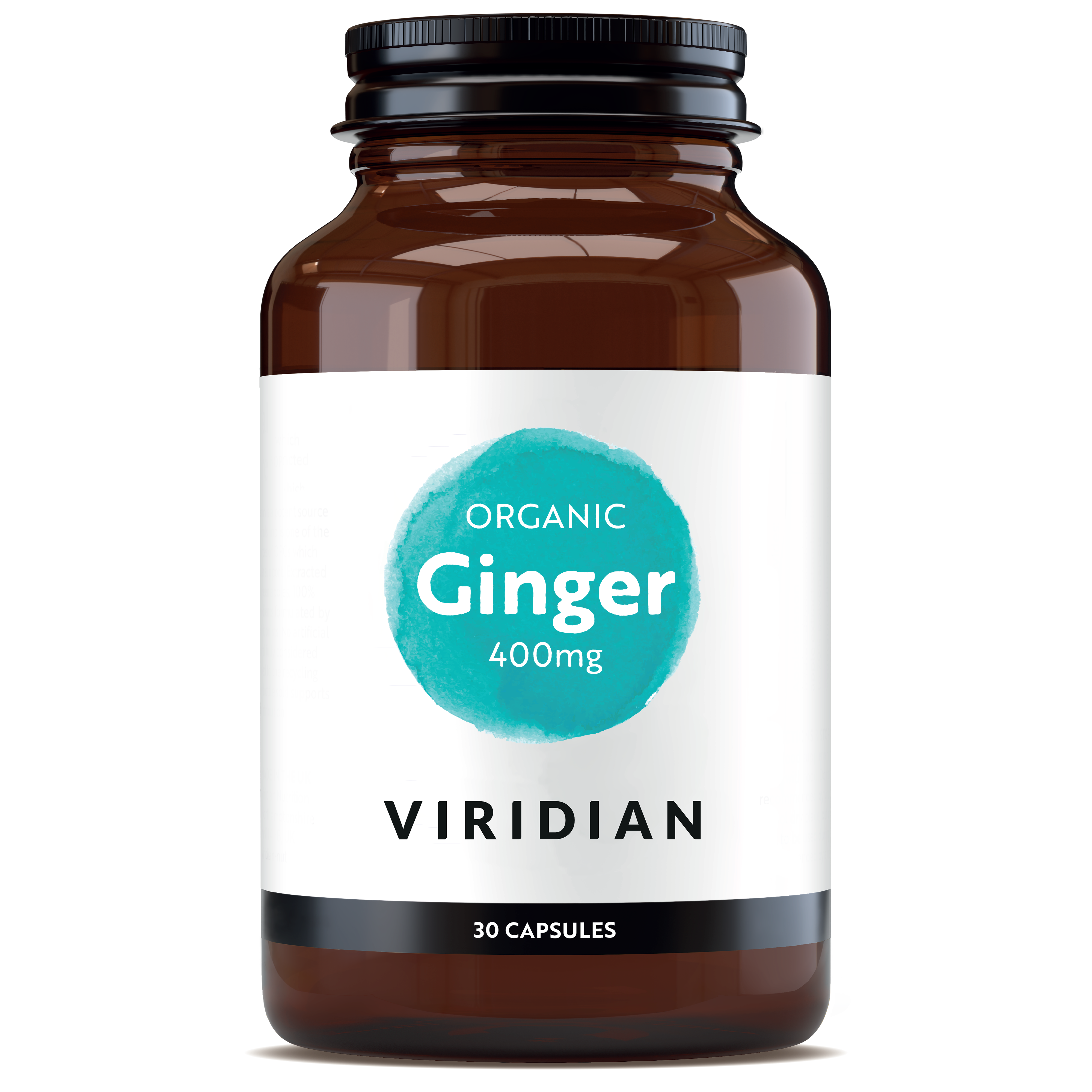Viridian Organic Ginger 400mg 30 capsules