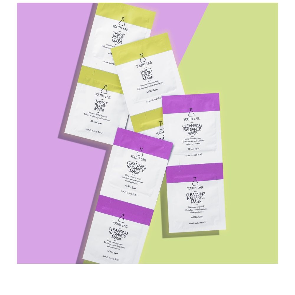 Youth Lab Cleansing Radiance Mask, Μάσκα Καθαρισμού και Λάμψης 2x6ml
