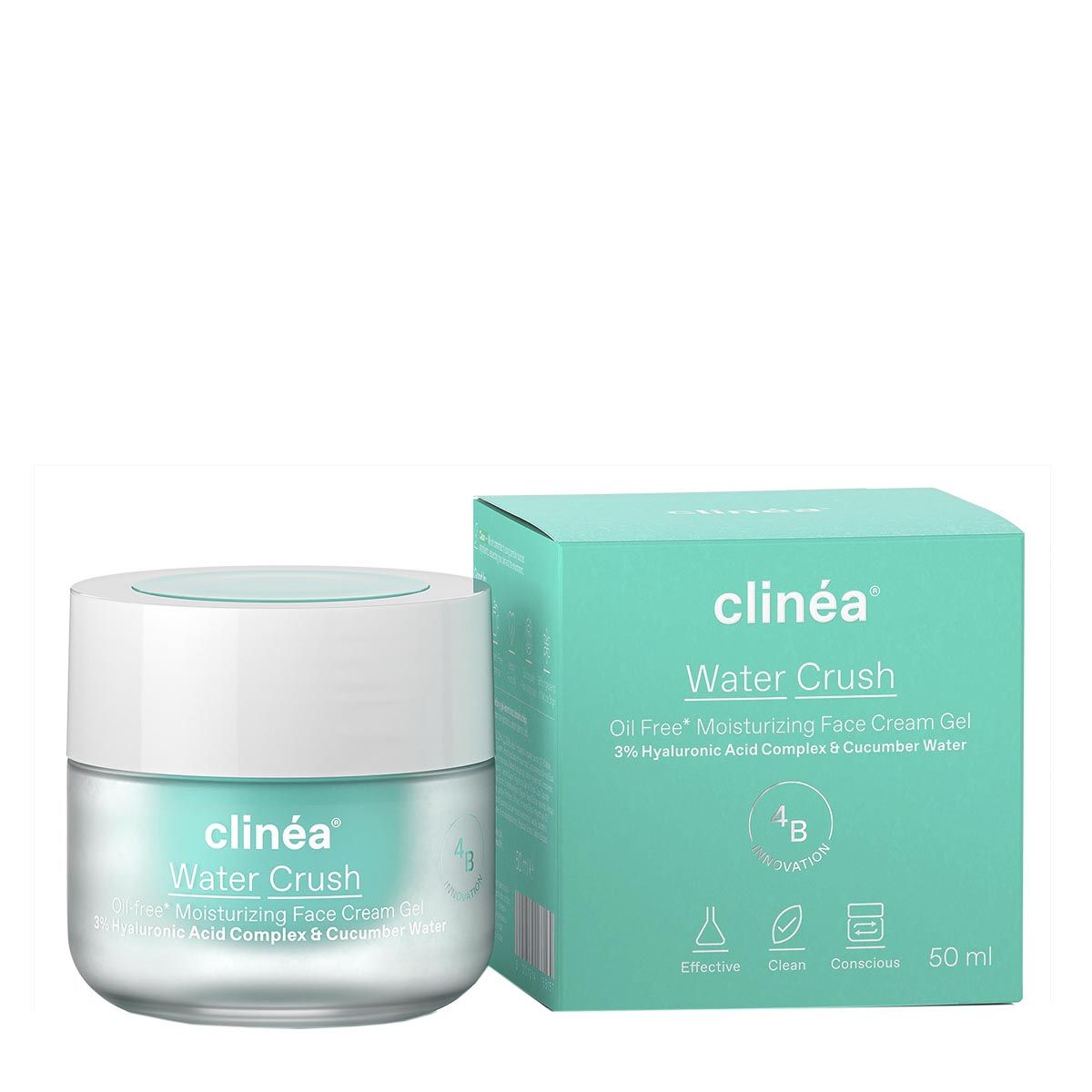 Clinéa Water Crush - Ενυδατική Κρέμα-Gel Προσώπου Ελαφριάς Υφής 50ml
