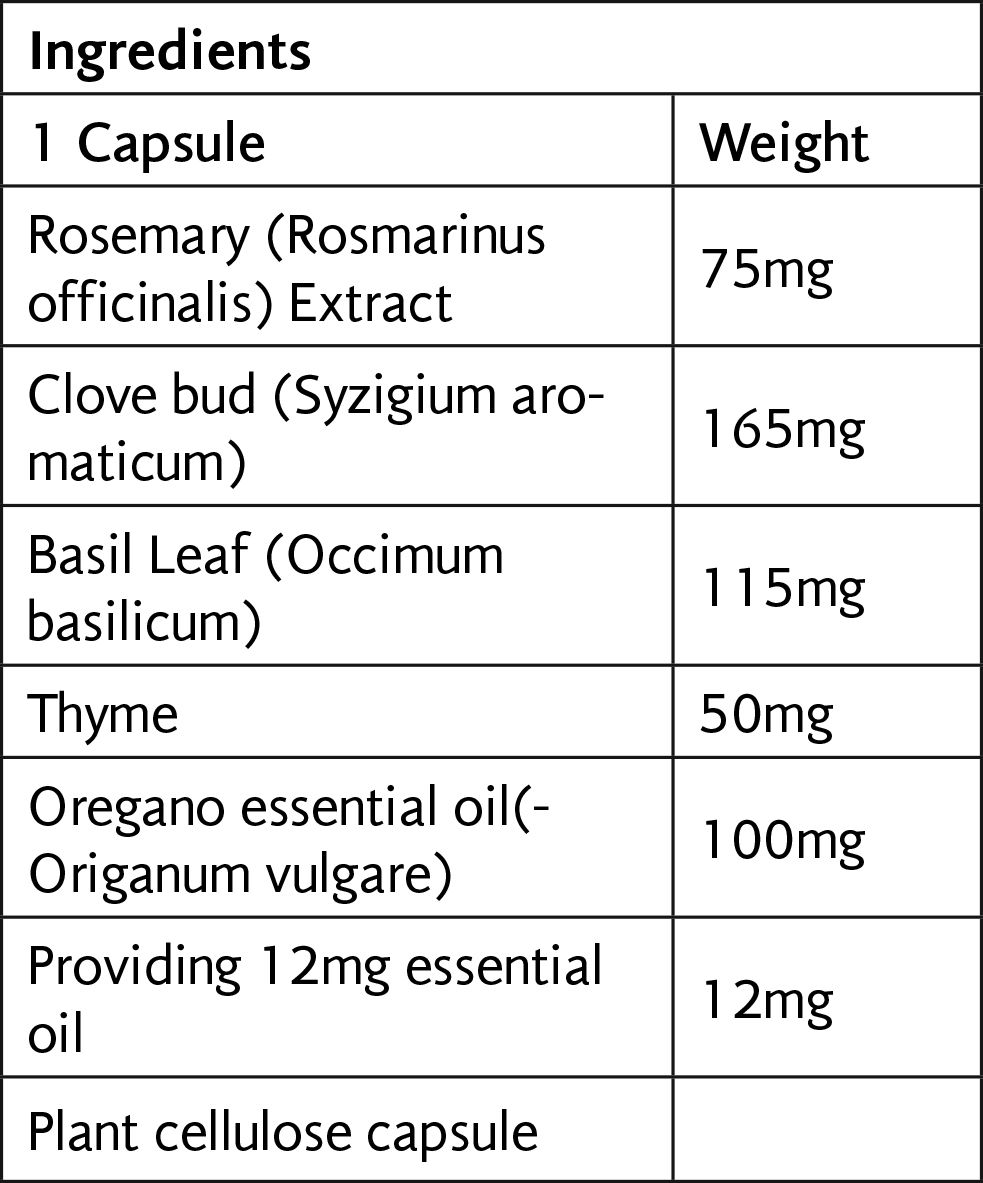 Viridian Clove & Oregano Complex 60 capsules